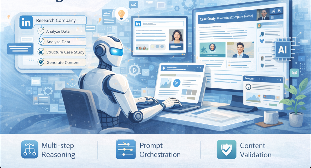 Agentic AI LinkedIn Case Studies Automation